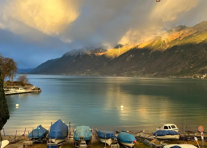 Relaxen Am Brienzersee Mit Terrassen Und Grill Lägenhet